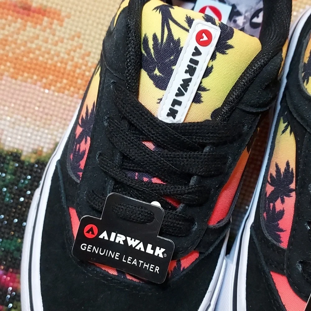 Boys Airwalk Huntington Sneaker Black Tie
